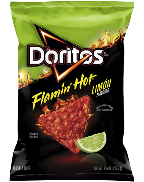 Totopos DORITOS® FLAMIN' HOT® sabor limón